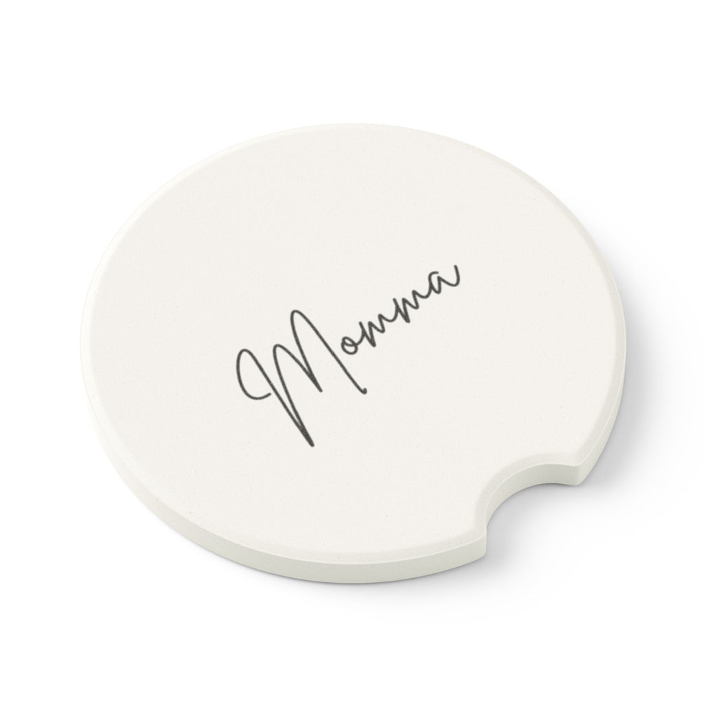 Momma Soapstone Car Coaster