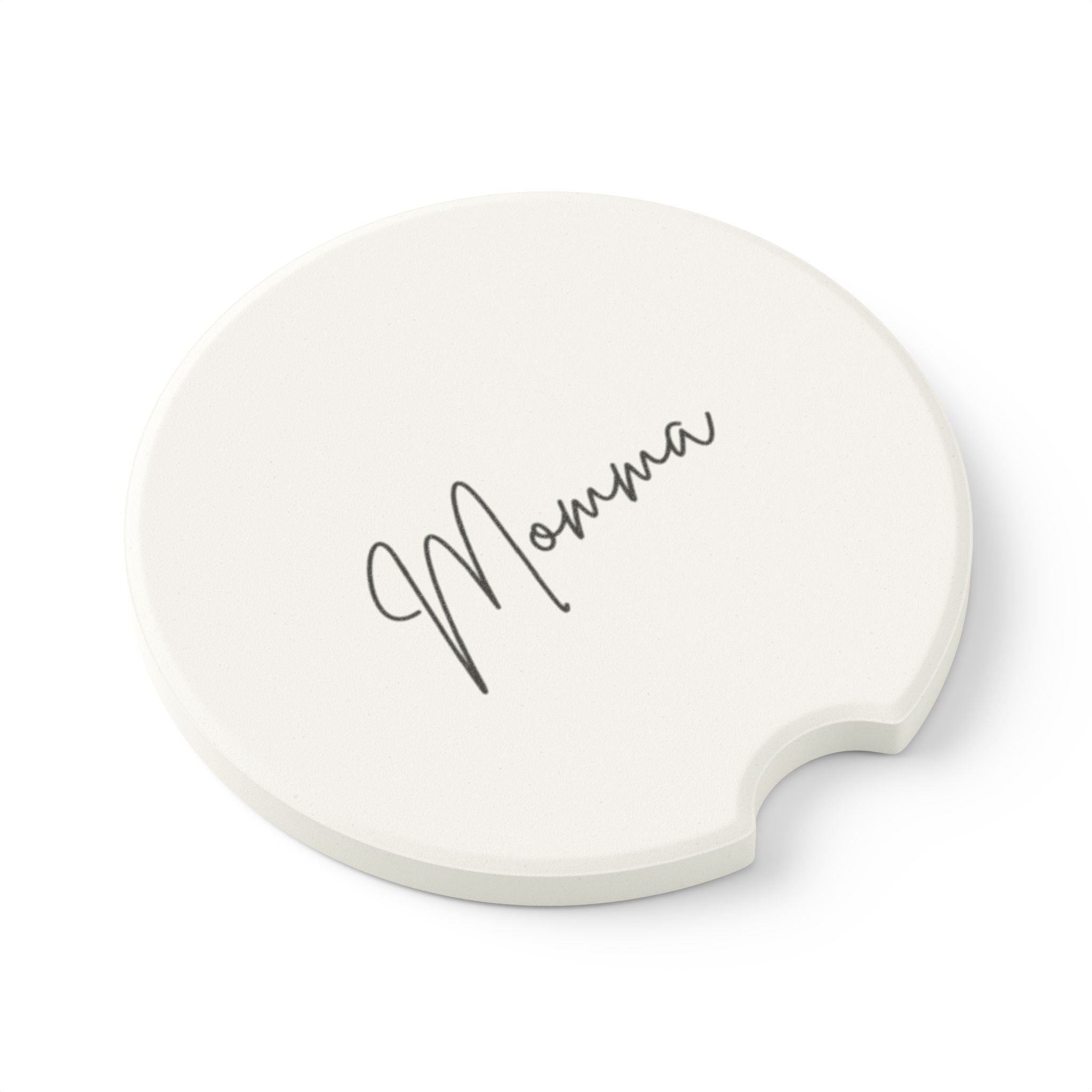 Momma Soapstone Car Coaster