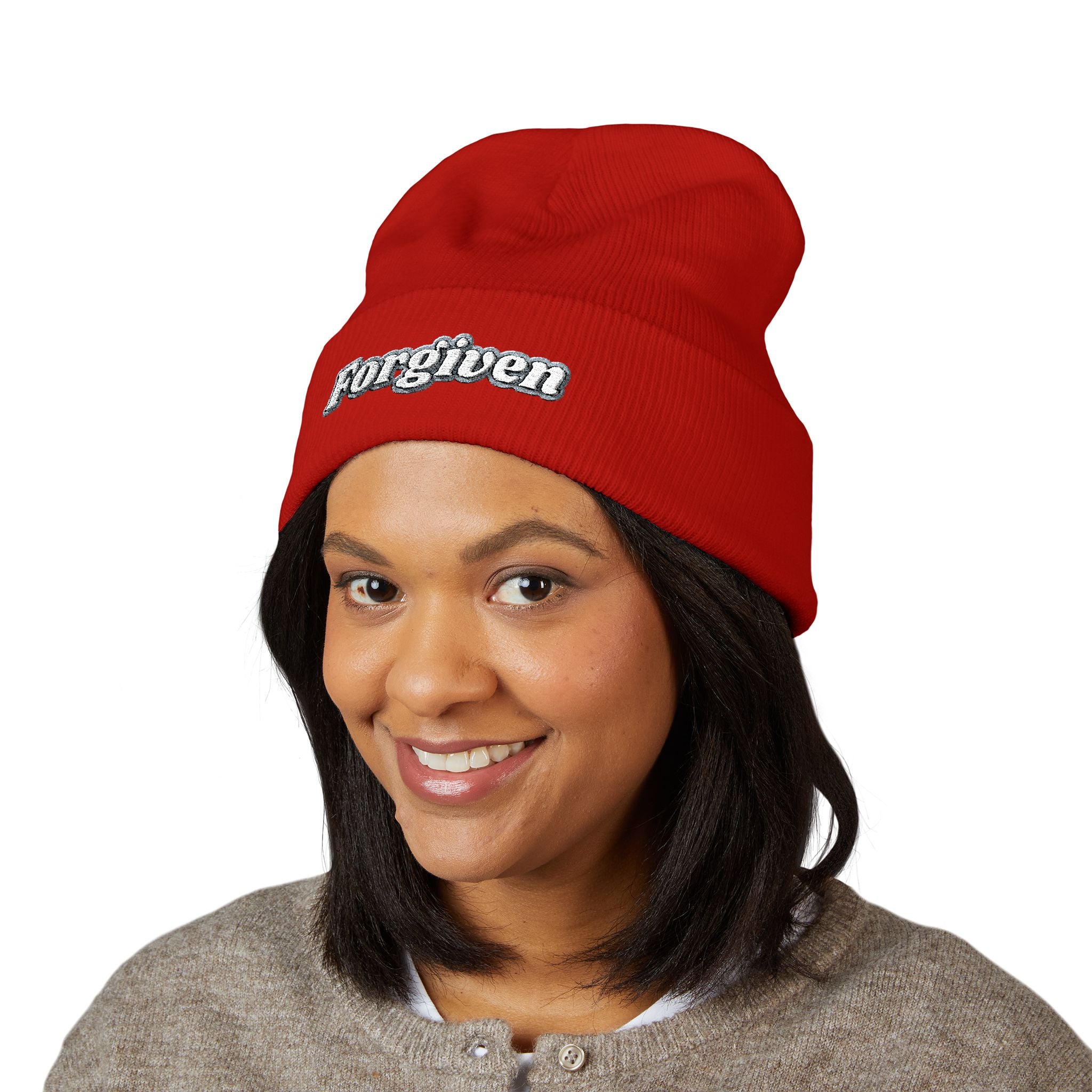 Forgiven Classic Cuffed Beanie (Embroidery)