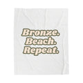 Bronze Velveteen Plush Blanket