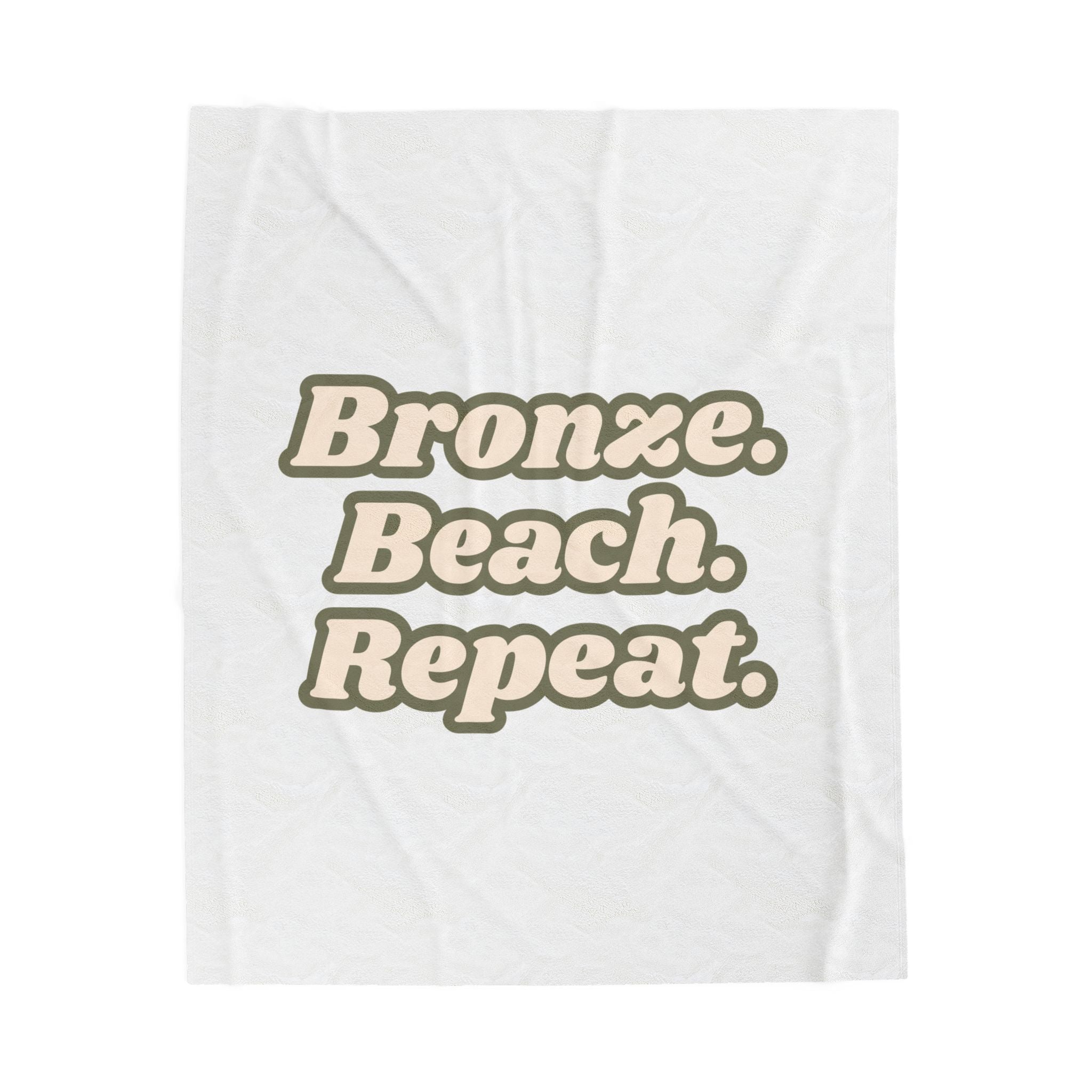 Bronze Velveteen Plush Blanket