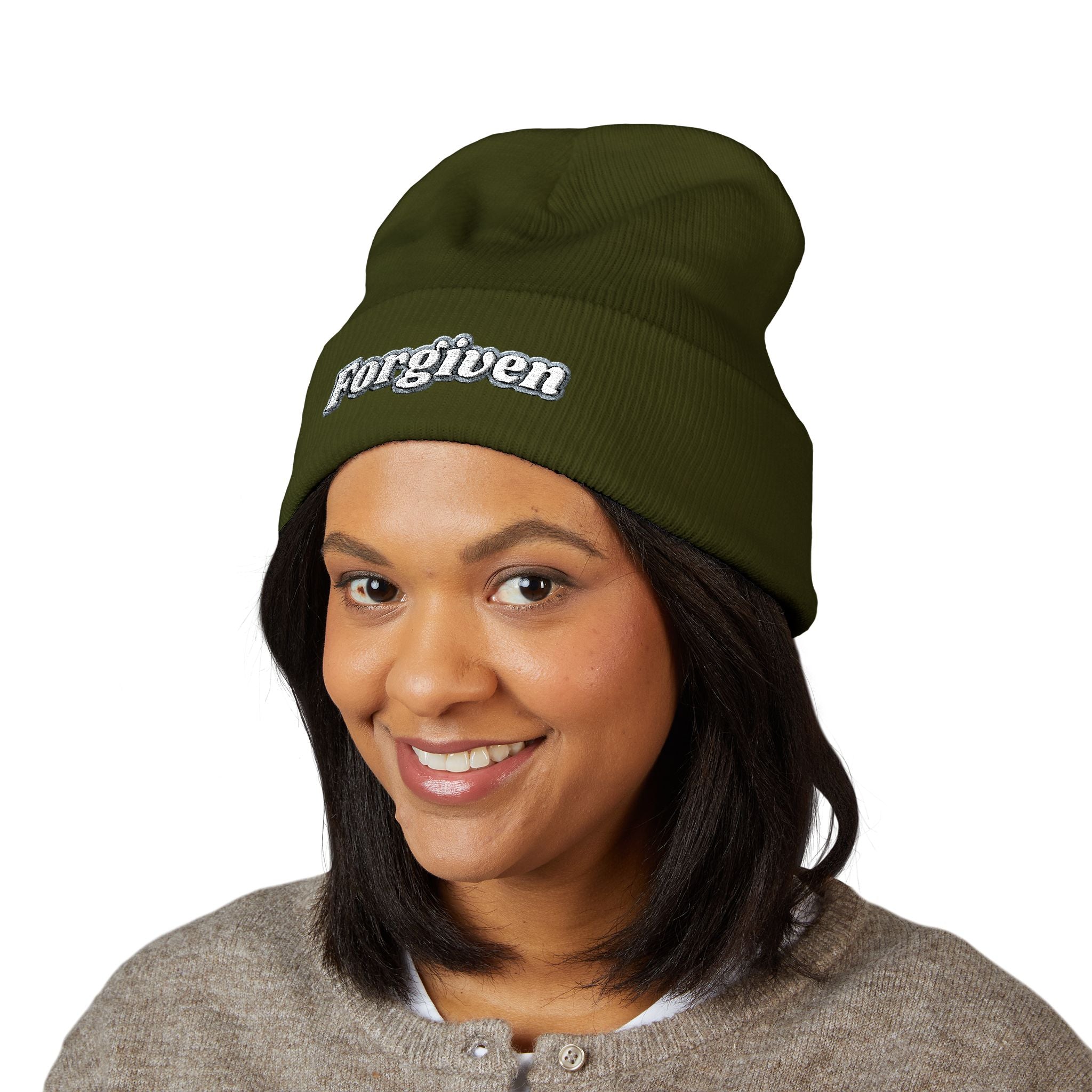 Forgiven Classic Cuffed Beanie (Embroidery)