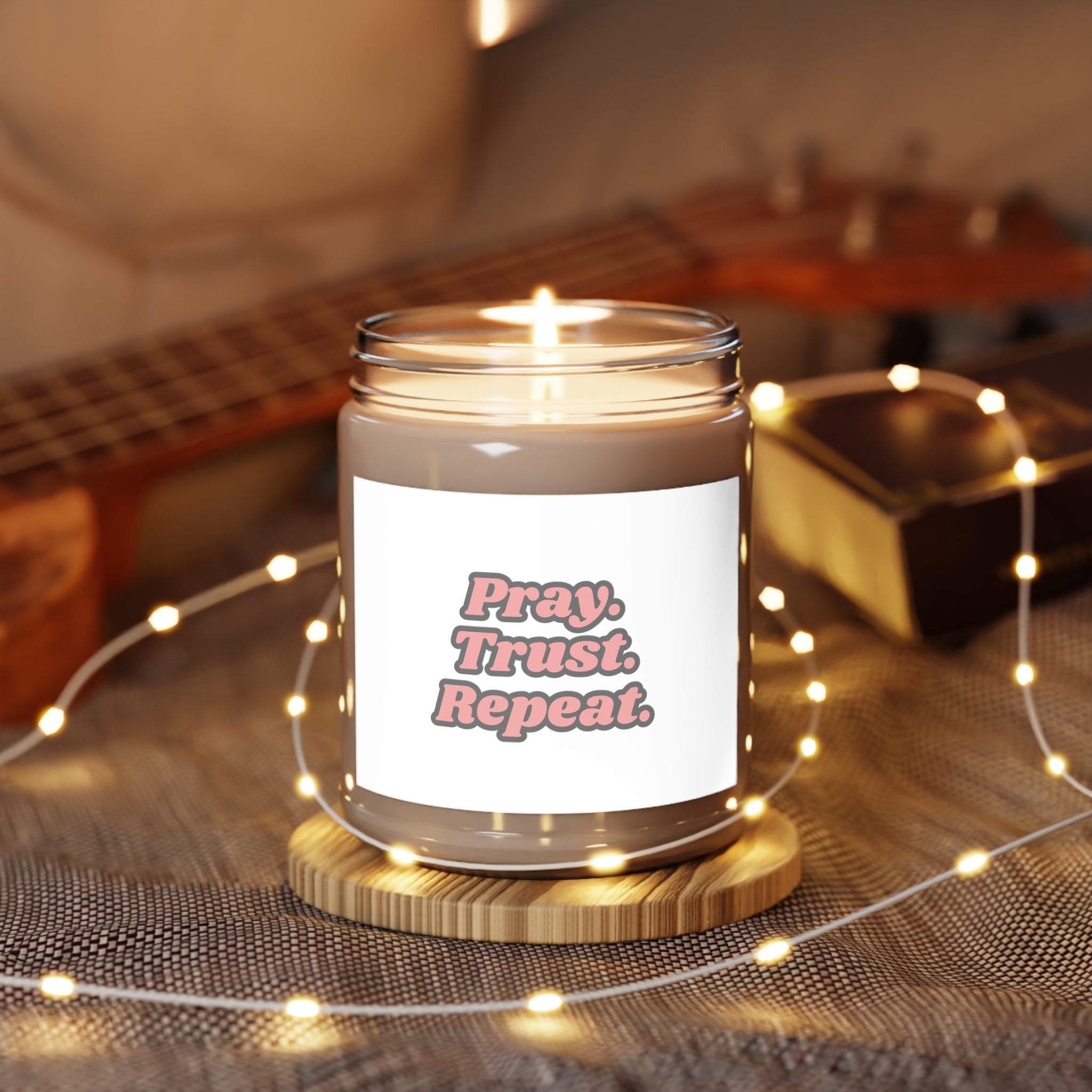 PTR Scented Soy Candles with White Lid, 9oz