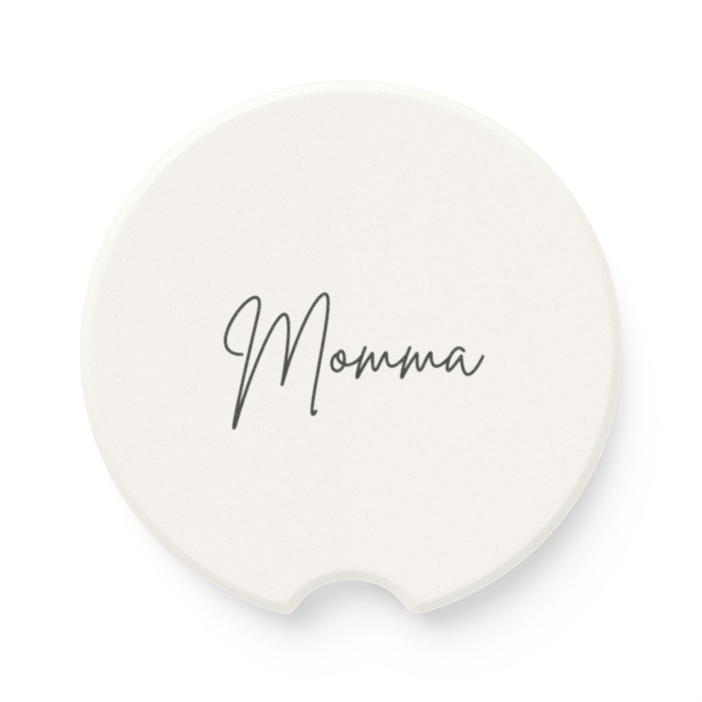 Momma Soapstone Car Coaster