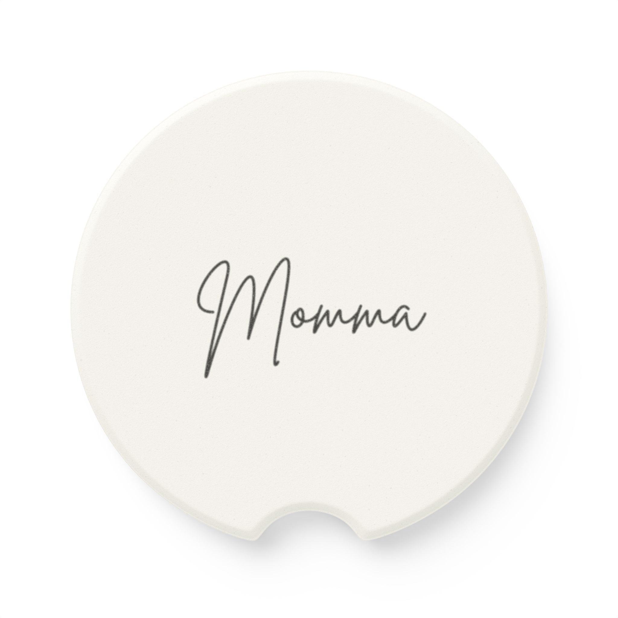 Momma Soapstone Car Coaster
