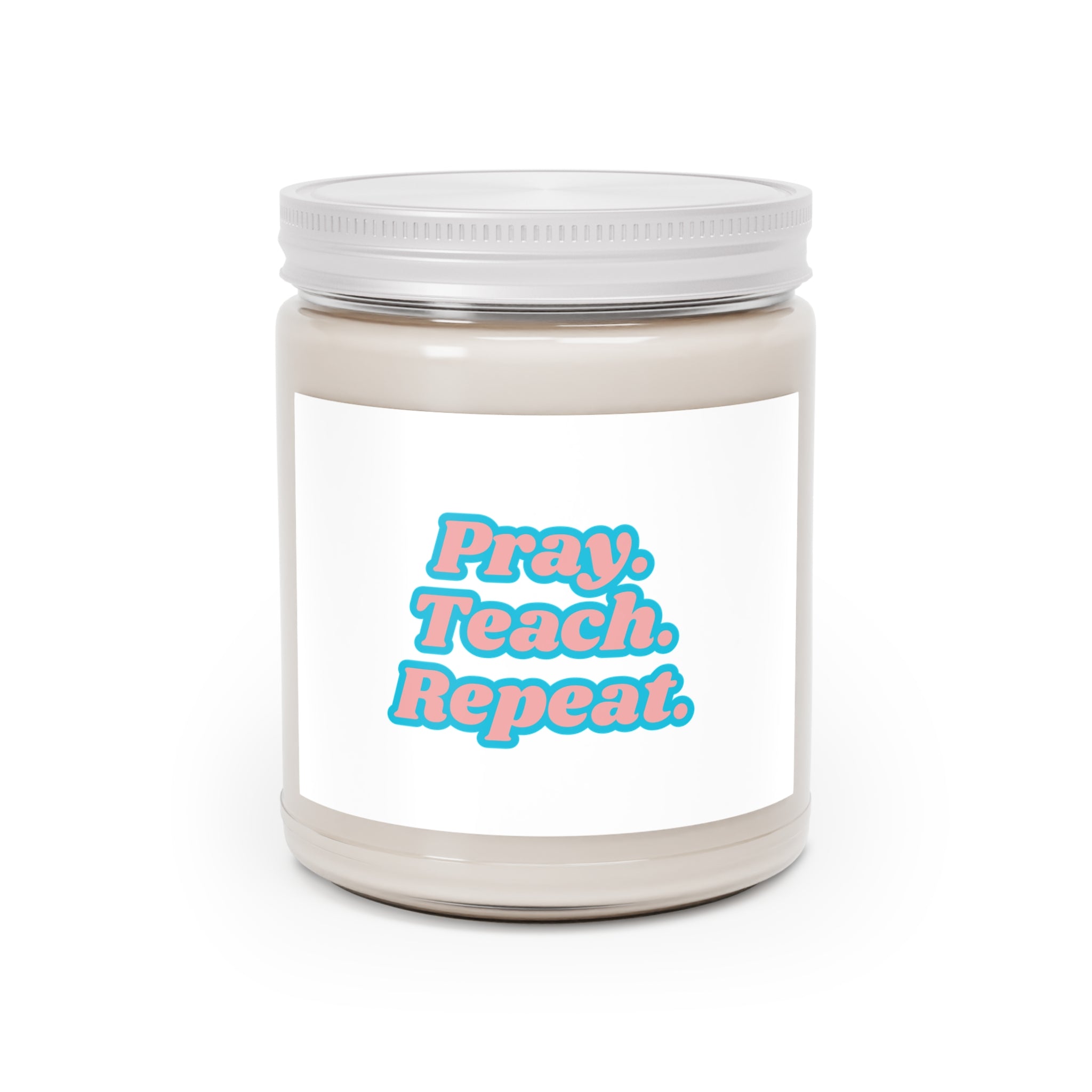 PTeachR Scented Soy Candles with White Lid, 9oz