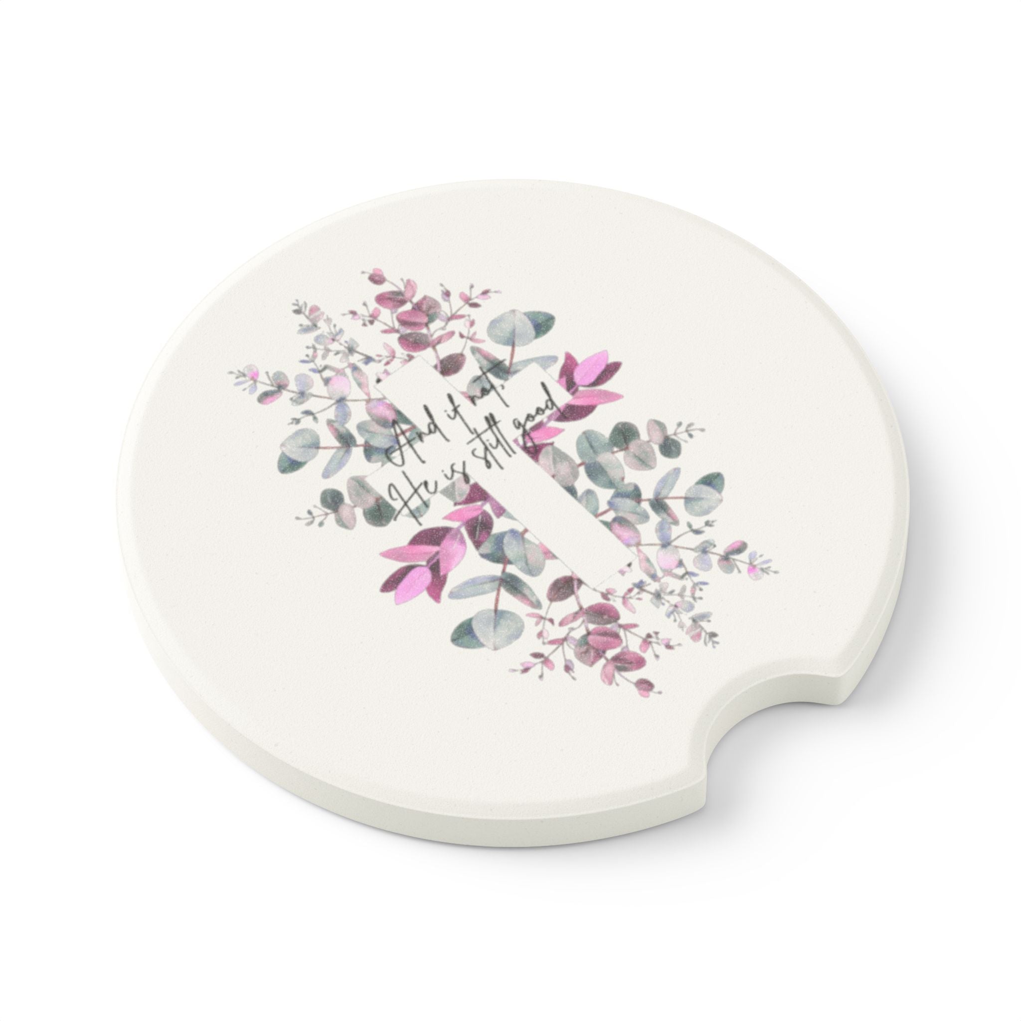 He is Still Good Soapstone Car Coaster