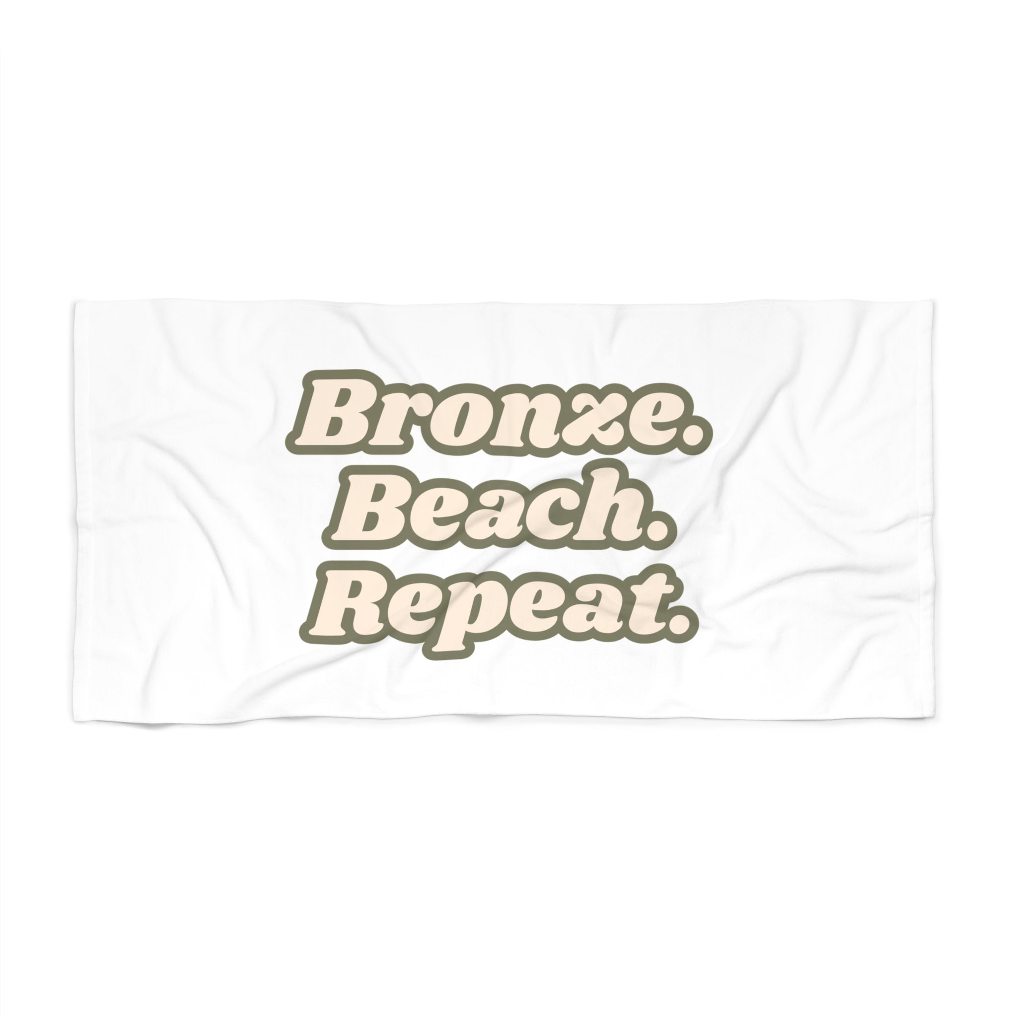 Bronze Beach Towel
