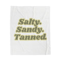 Salty Velveteen Plush Blanket