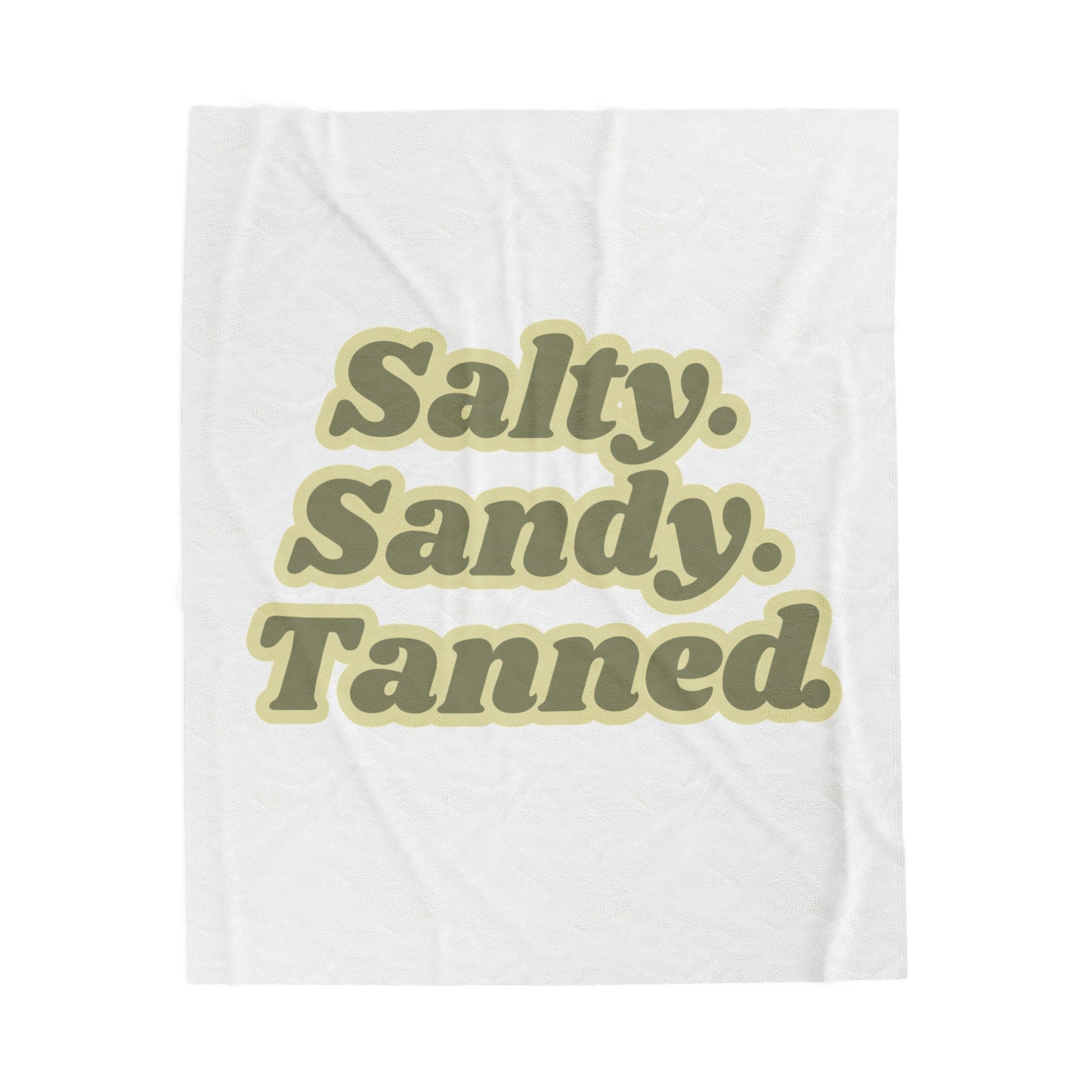Salty Velveteen Plush Blanket