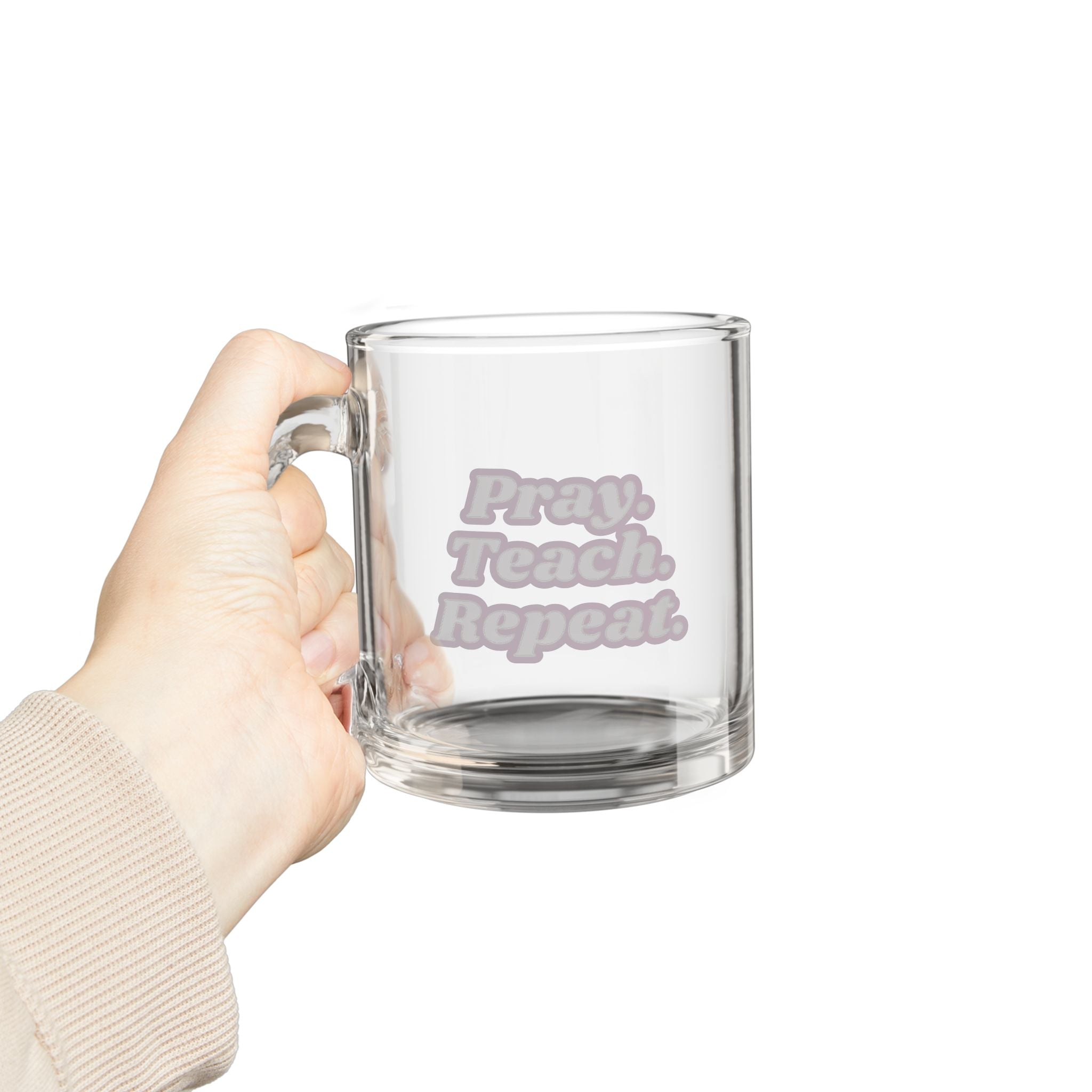 PTeachR Glass Mug, 10oz