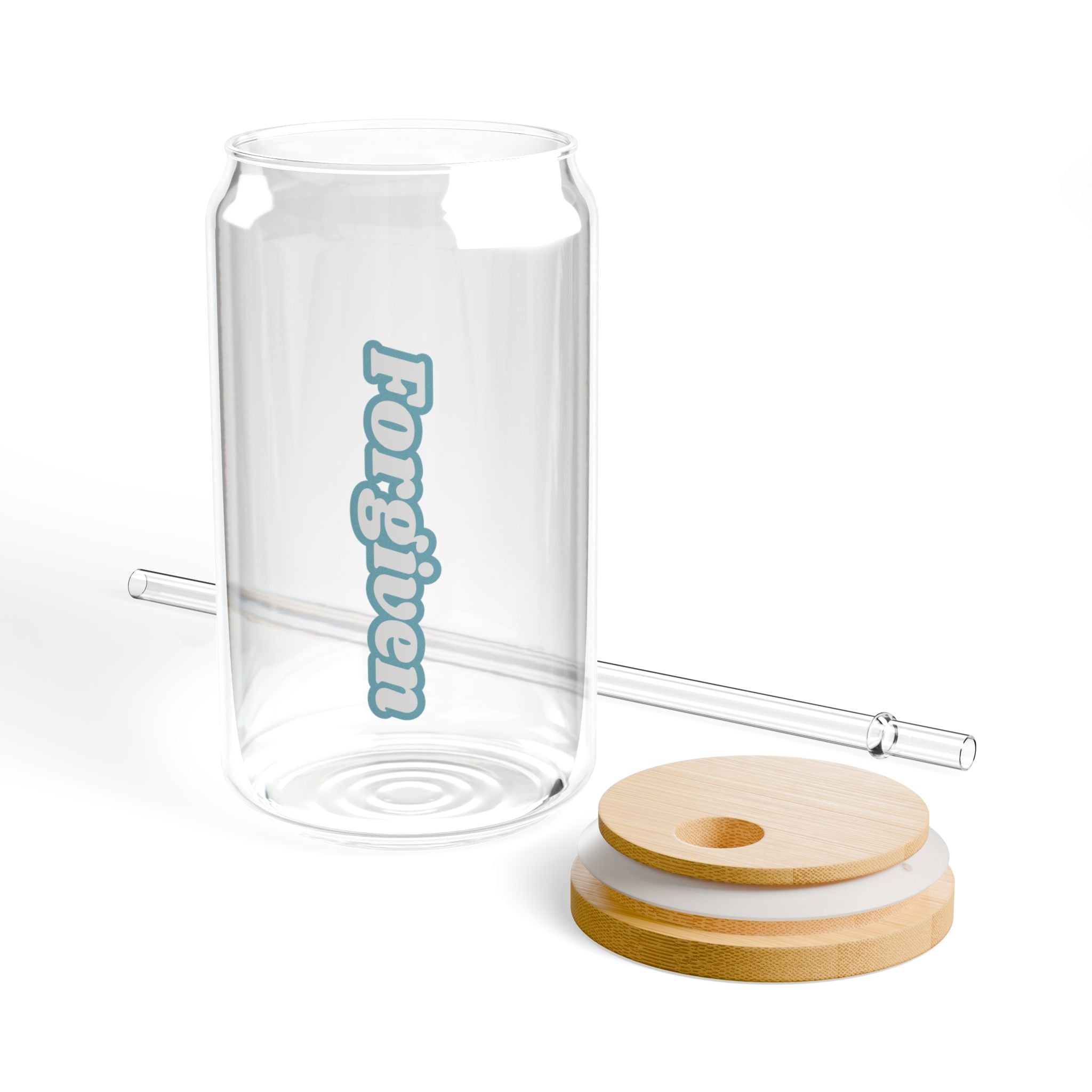 Forgiven Sipper Glass, 16oz