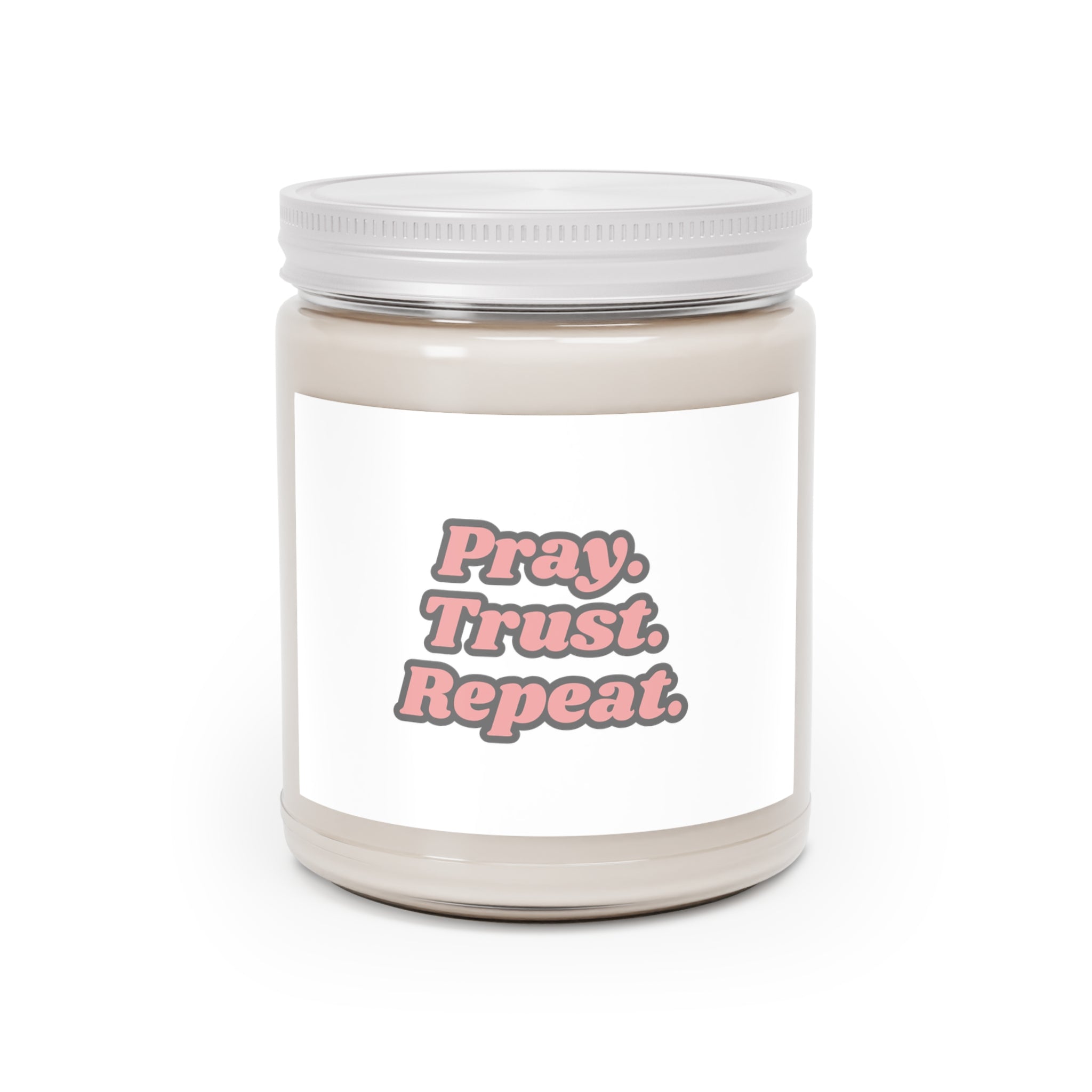 PTR Scented Soy Candles with White Lid, 9oz