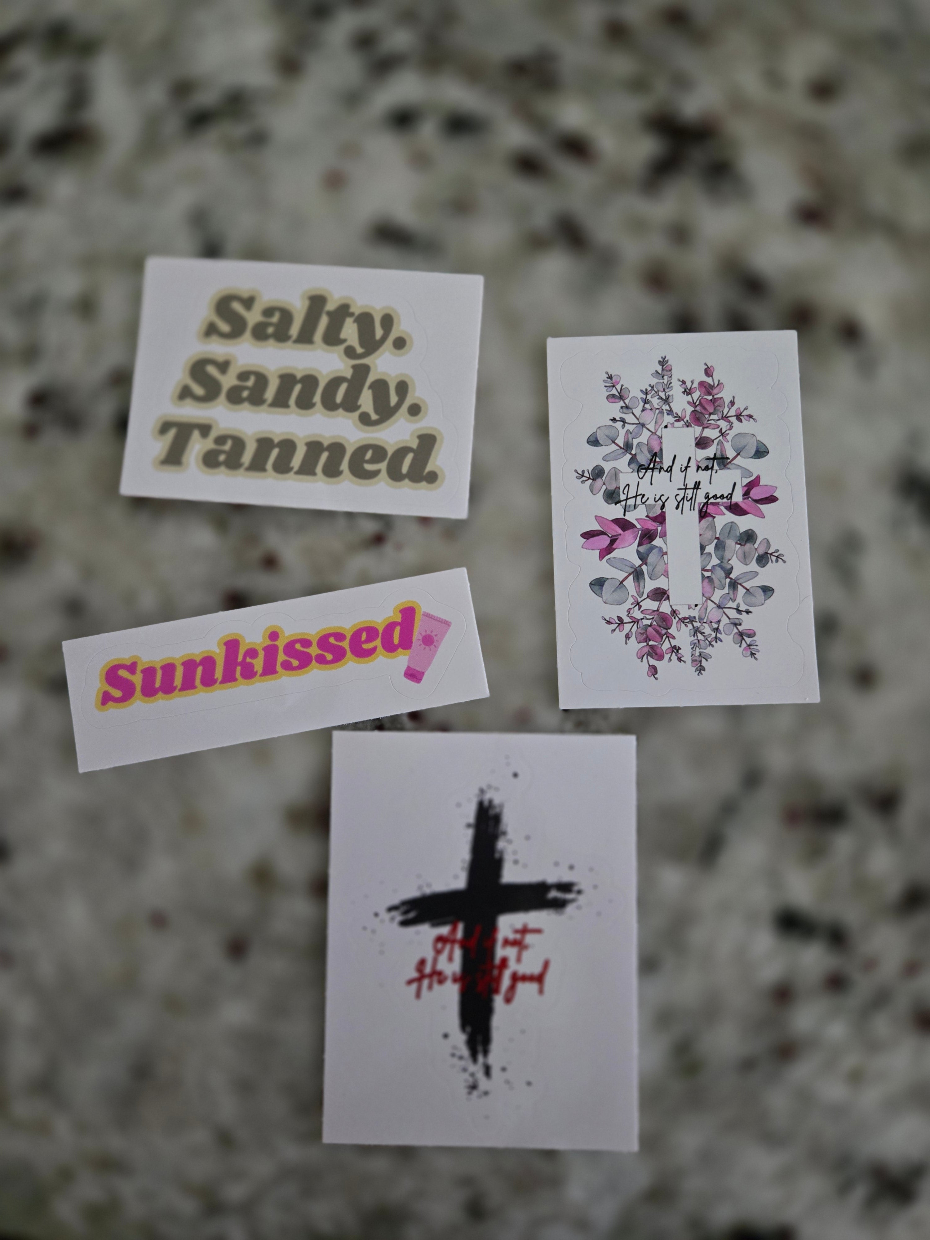 And if Not Kiss-Cut Stickers