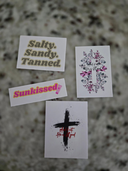 And if Not Kiss-Cut Stickers