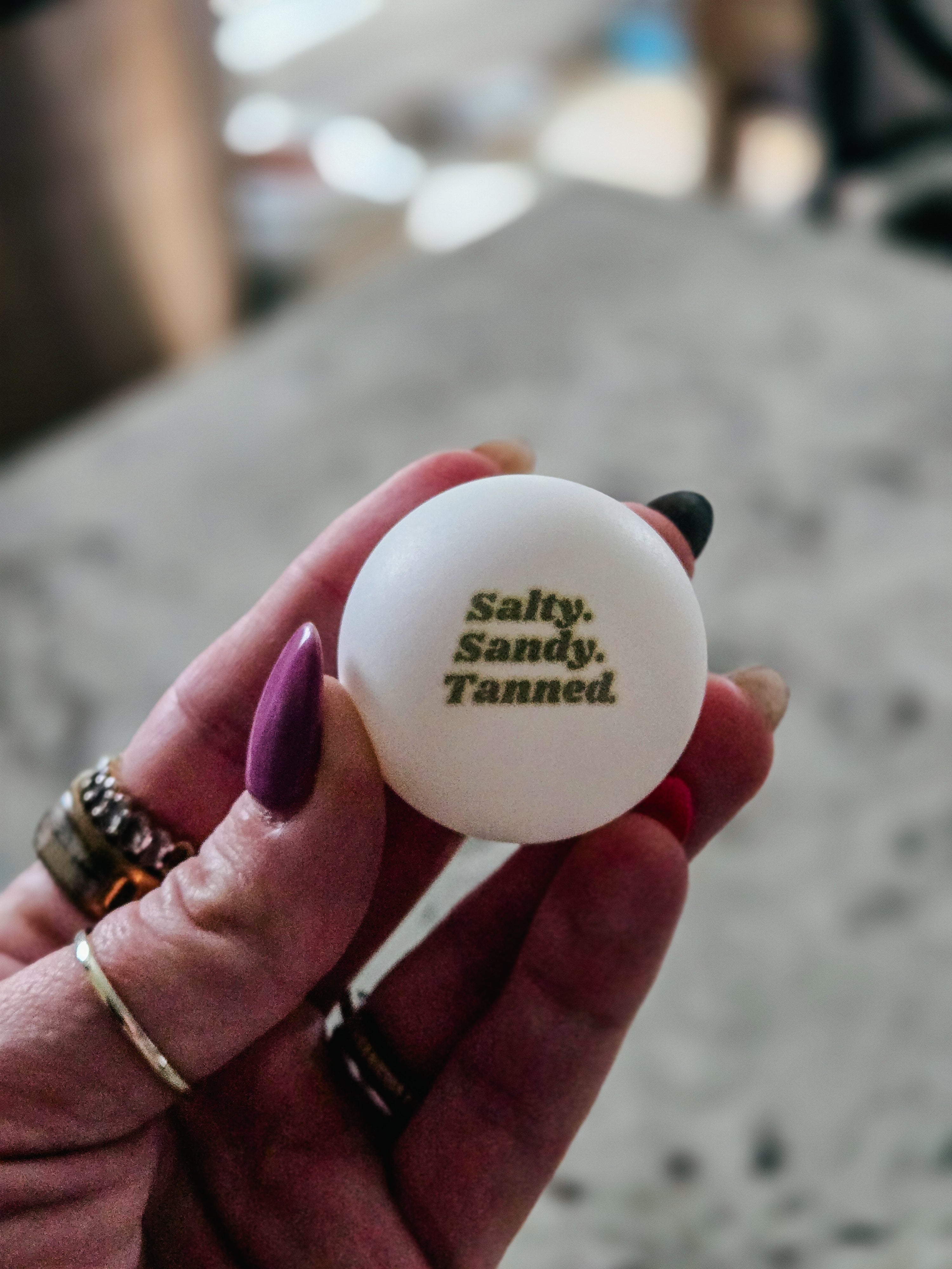 Salty Ping Pong Balls, 6 pcs