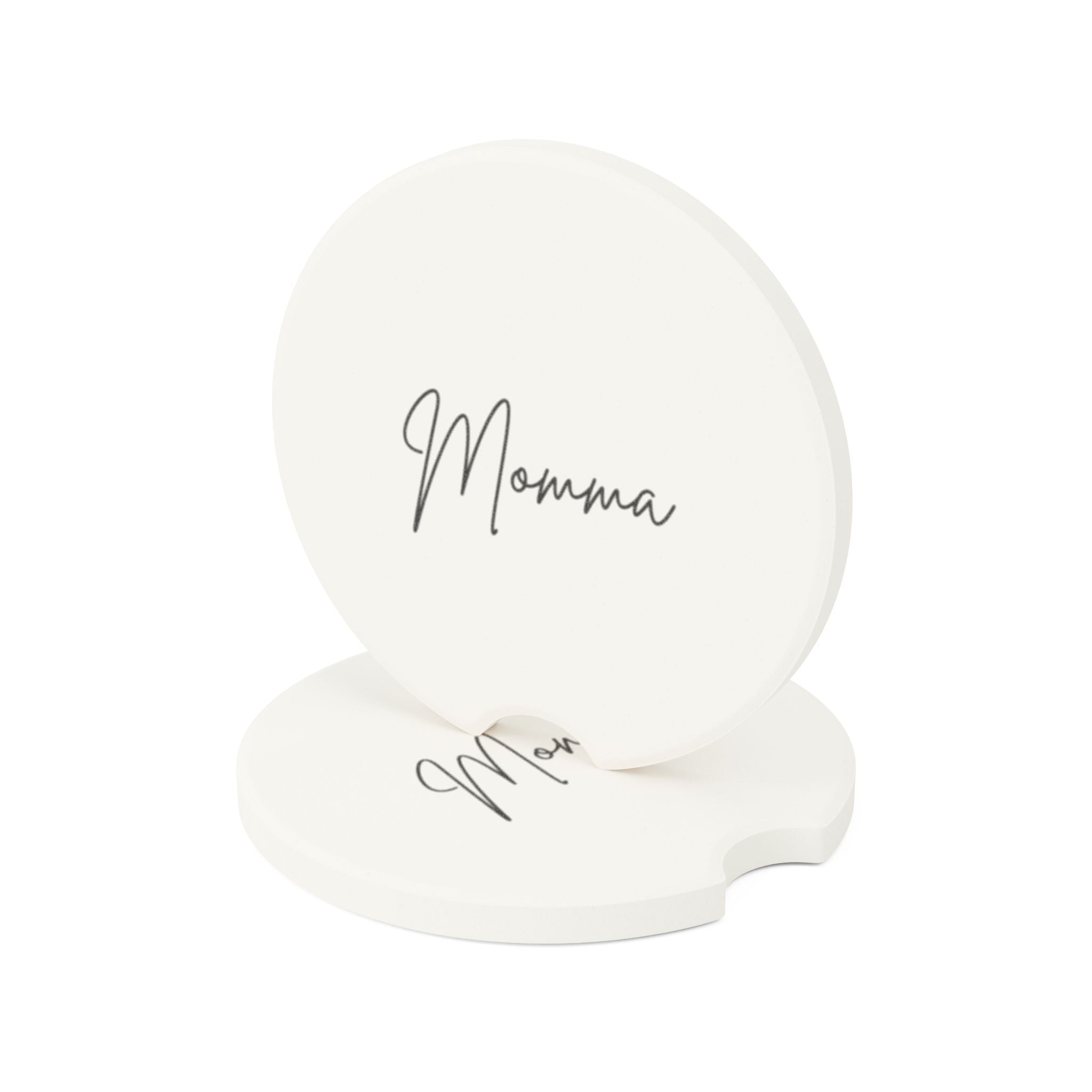 Momma Soapstone Car Coaster