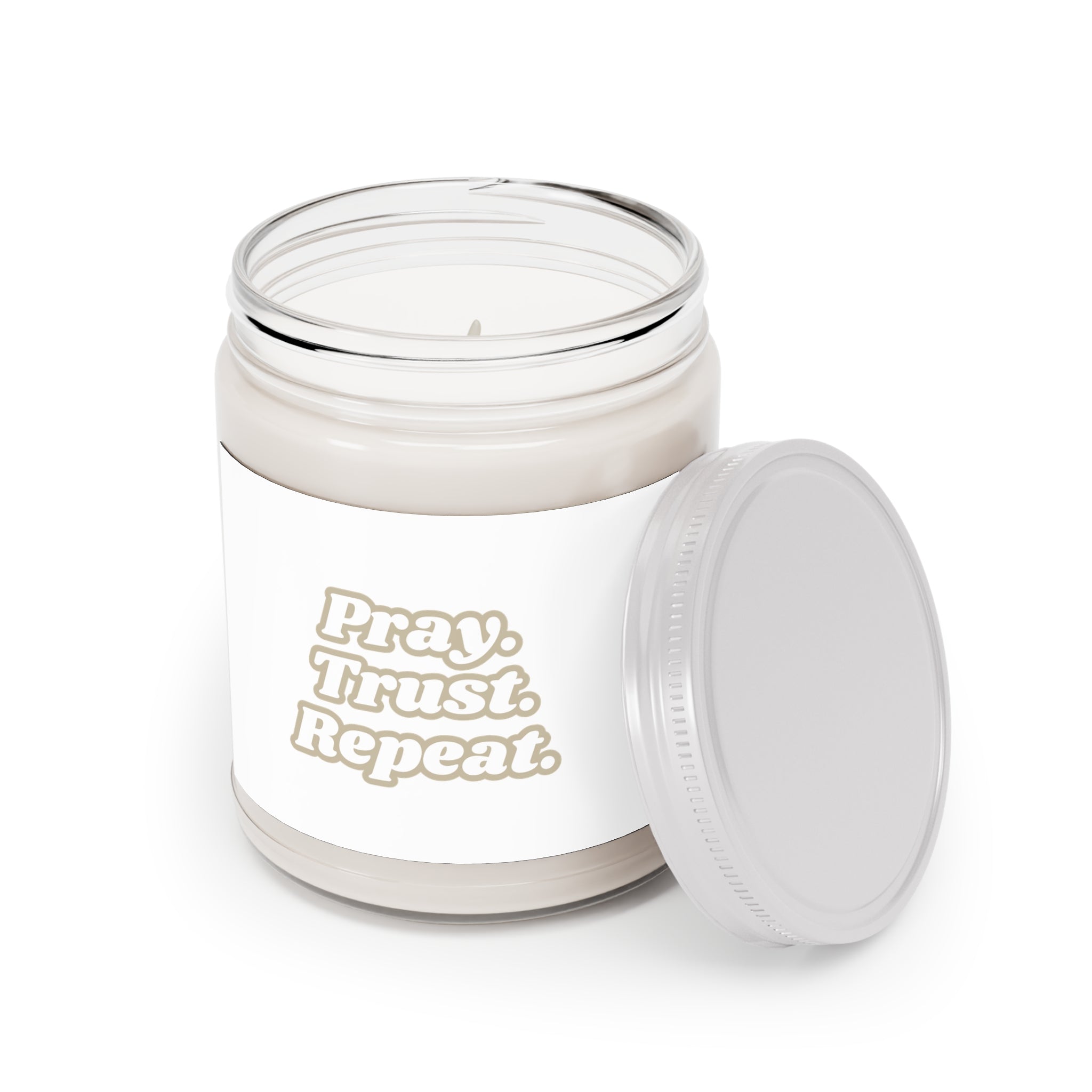 PTR Scented Soy Candles with White Lid, 9oz
