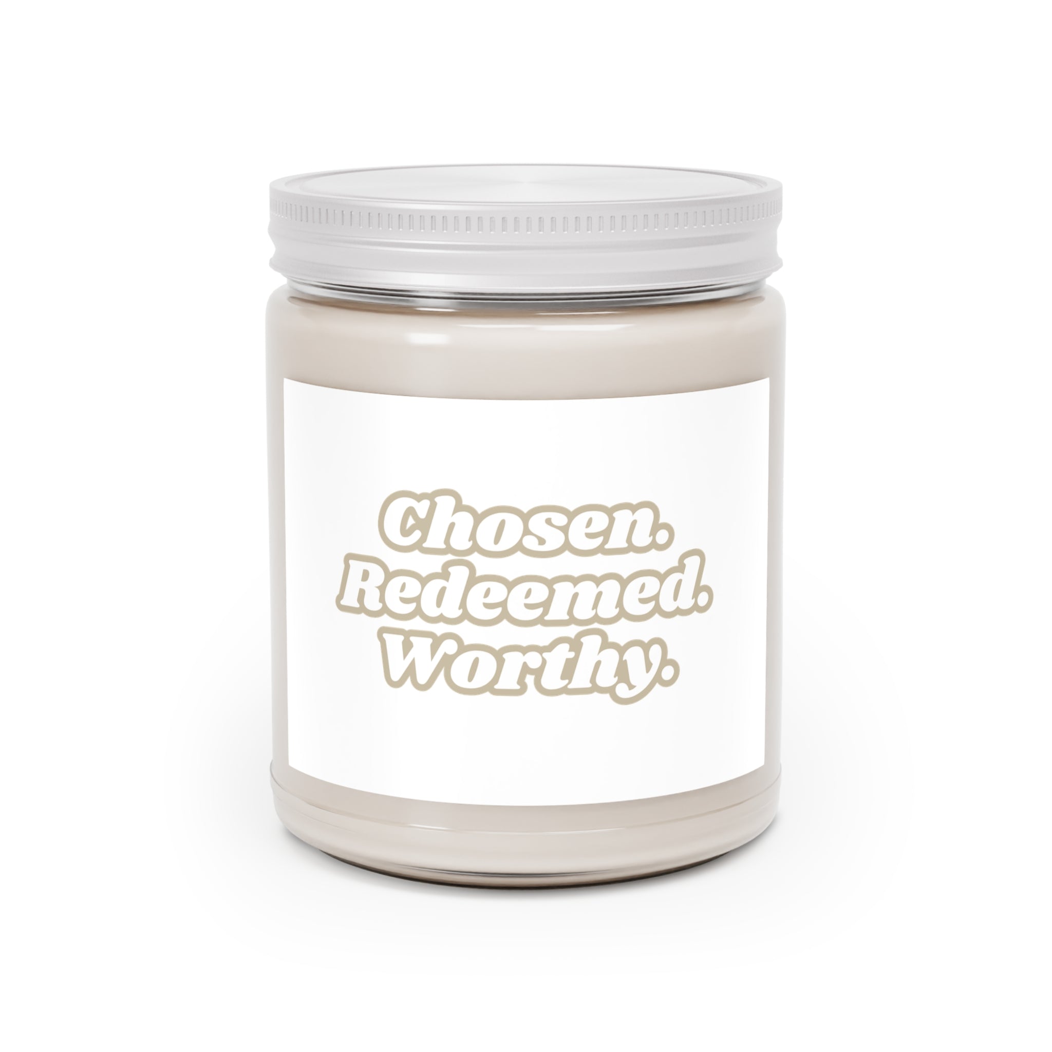 CRW Scented Soy Candles with White Lid, 9oz