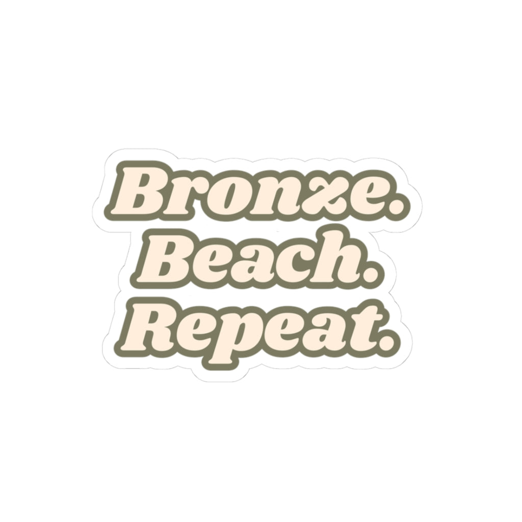 Bronze Kiss-Cut Stickers