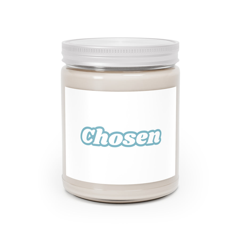 Chosen Scented Soy Candles with White Lid, 9oz