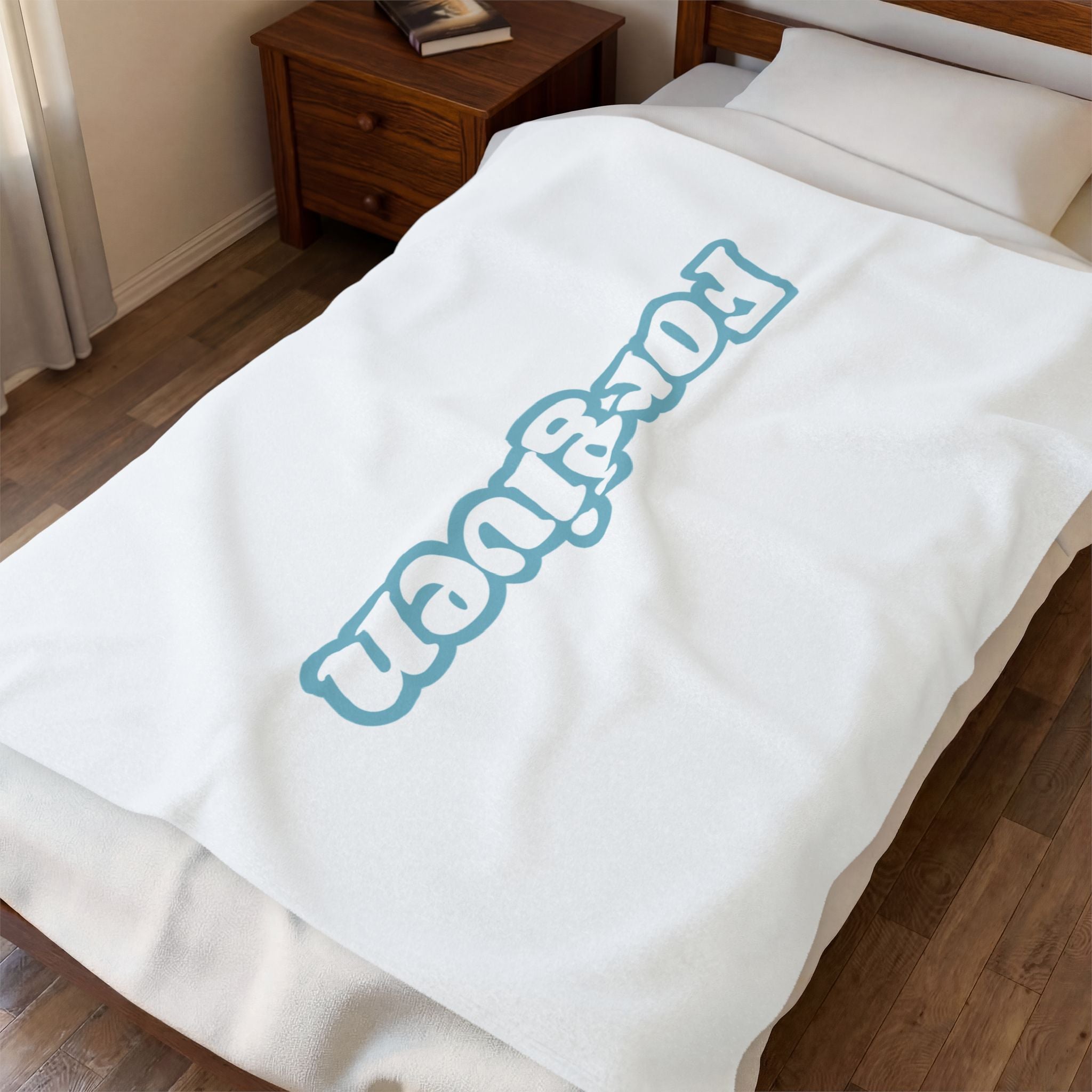 Forgiven Velveteen Plush Blanket