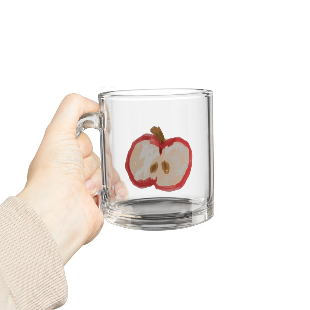 Apple Glass Mug, 10oz