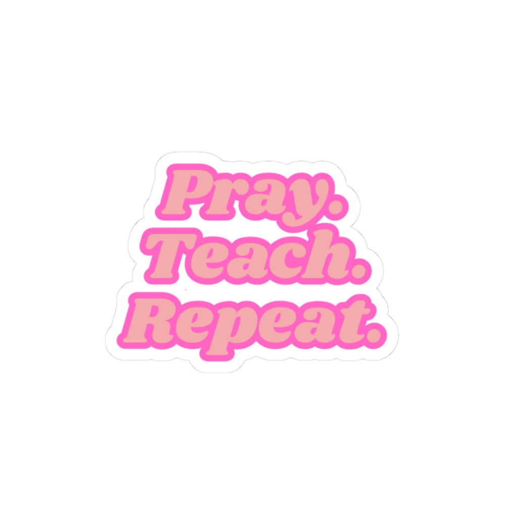 PTeachRKiss-Cut Stickers