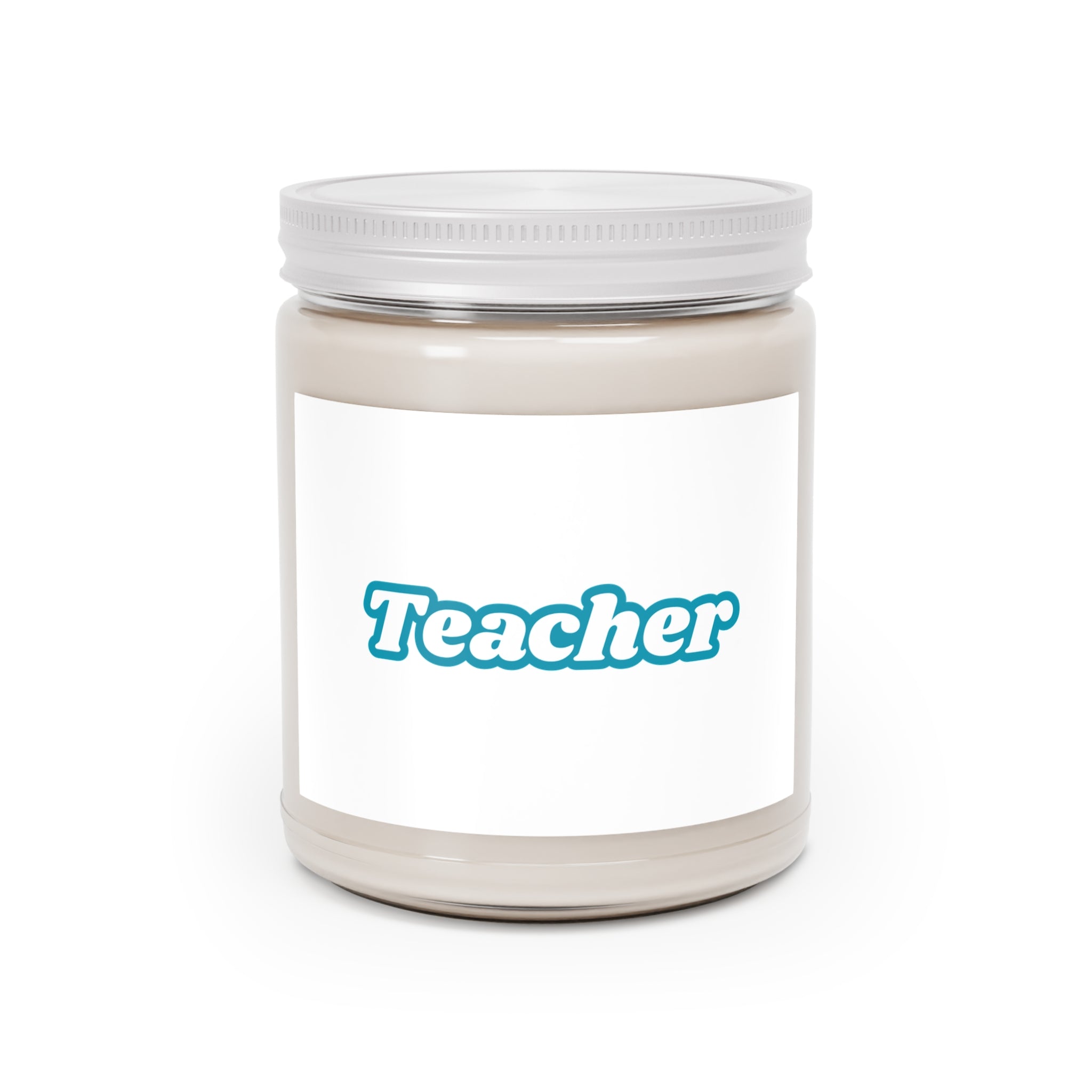 Teacher Scented Soy Candles with White Lid, 9oz