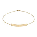 Chosen Curved Bar Anklet (Engraving)