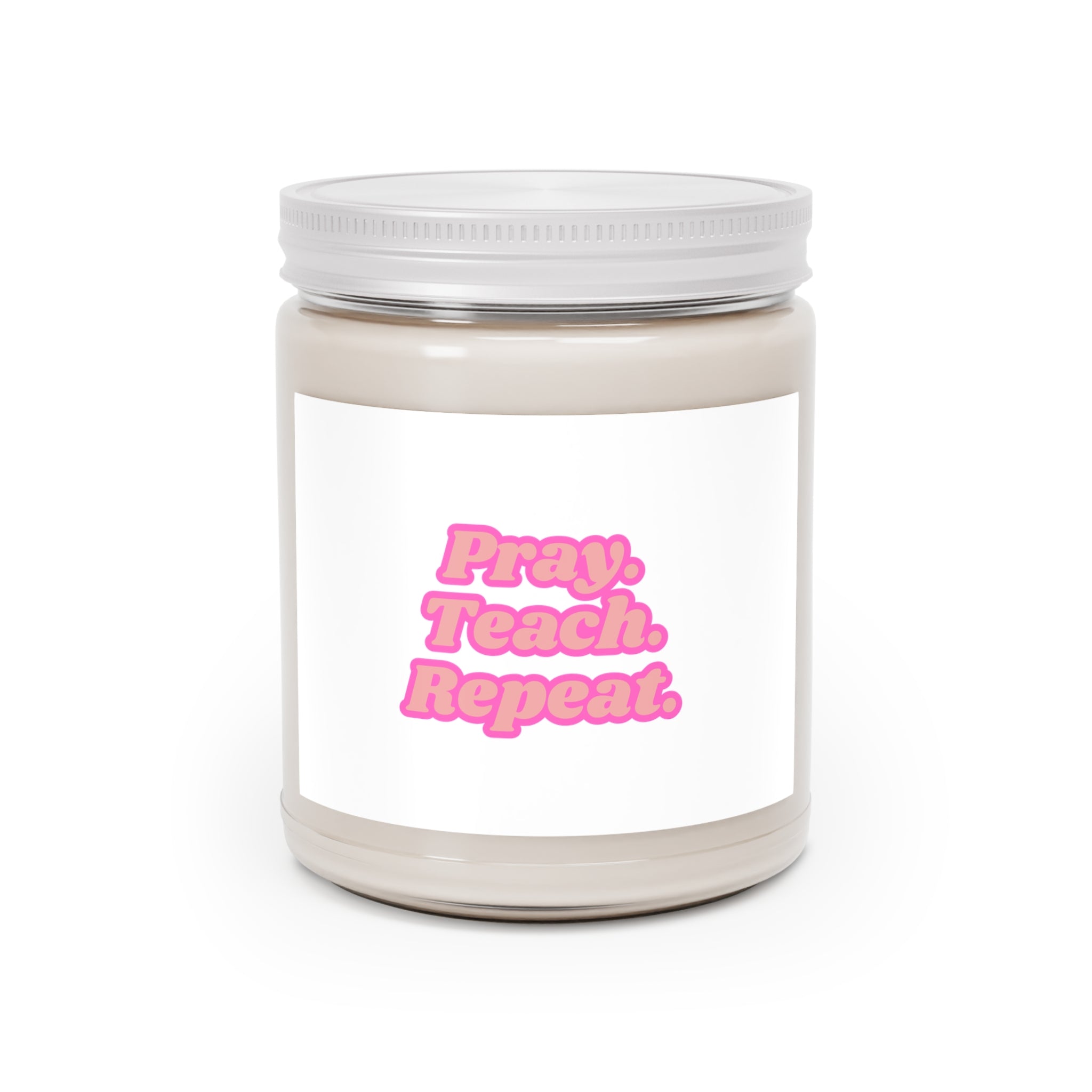 PTeachR Scented Soy Candles with White Lid, 9oz