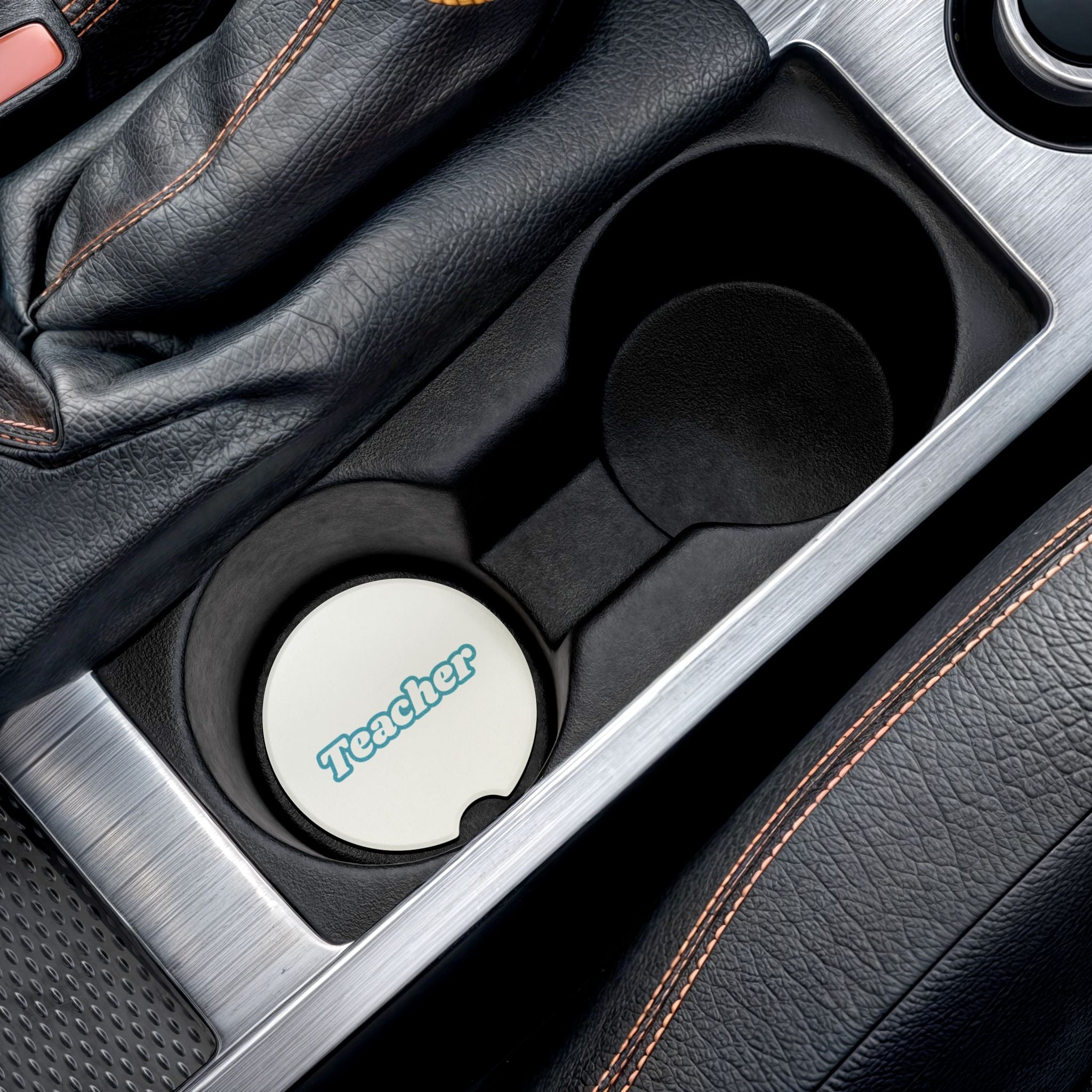 Teacher Soapstone Car Coaster