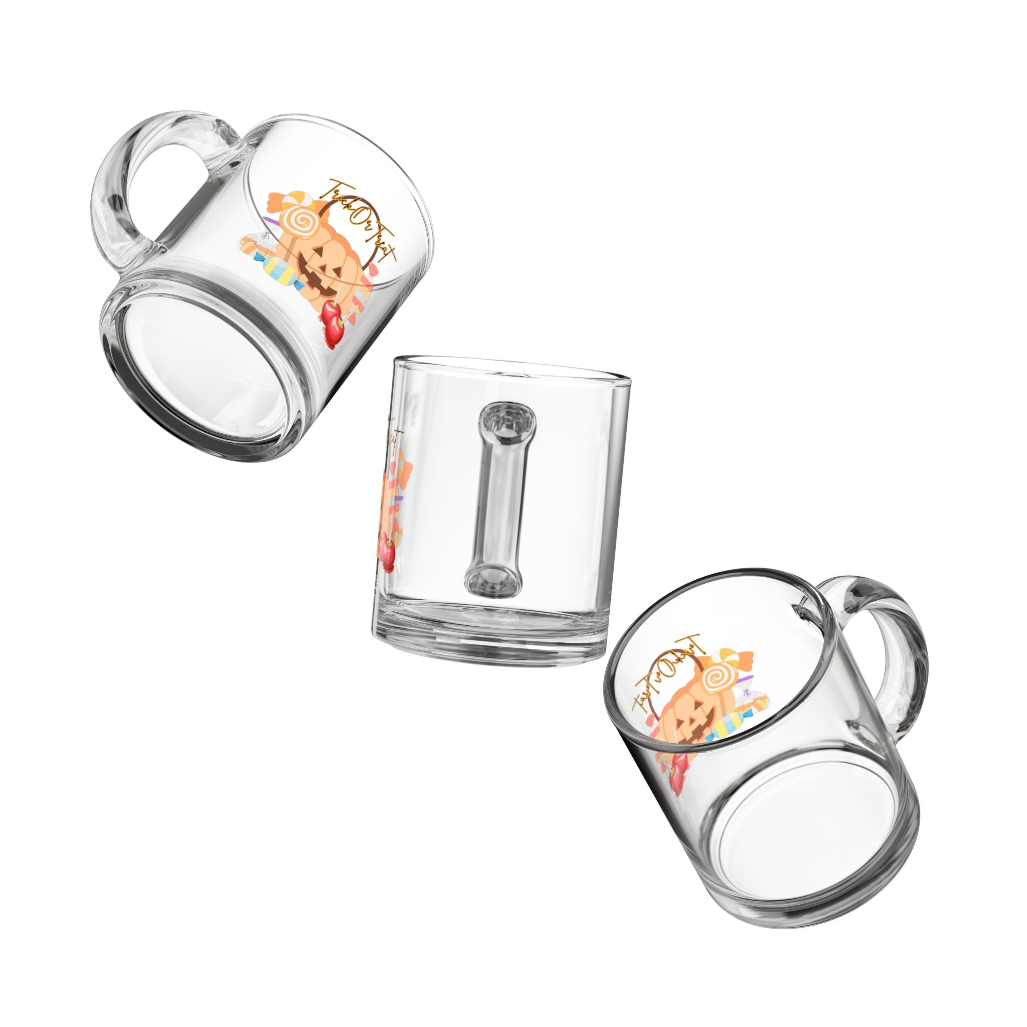 Trick or Treat Glass Mug, 10oz
