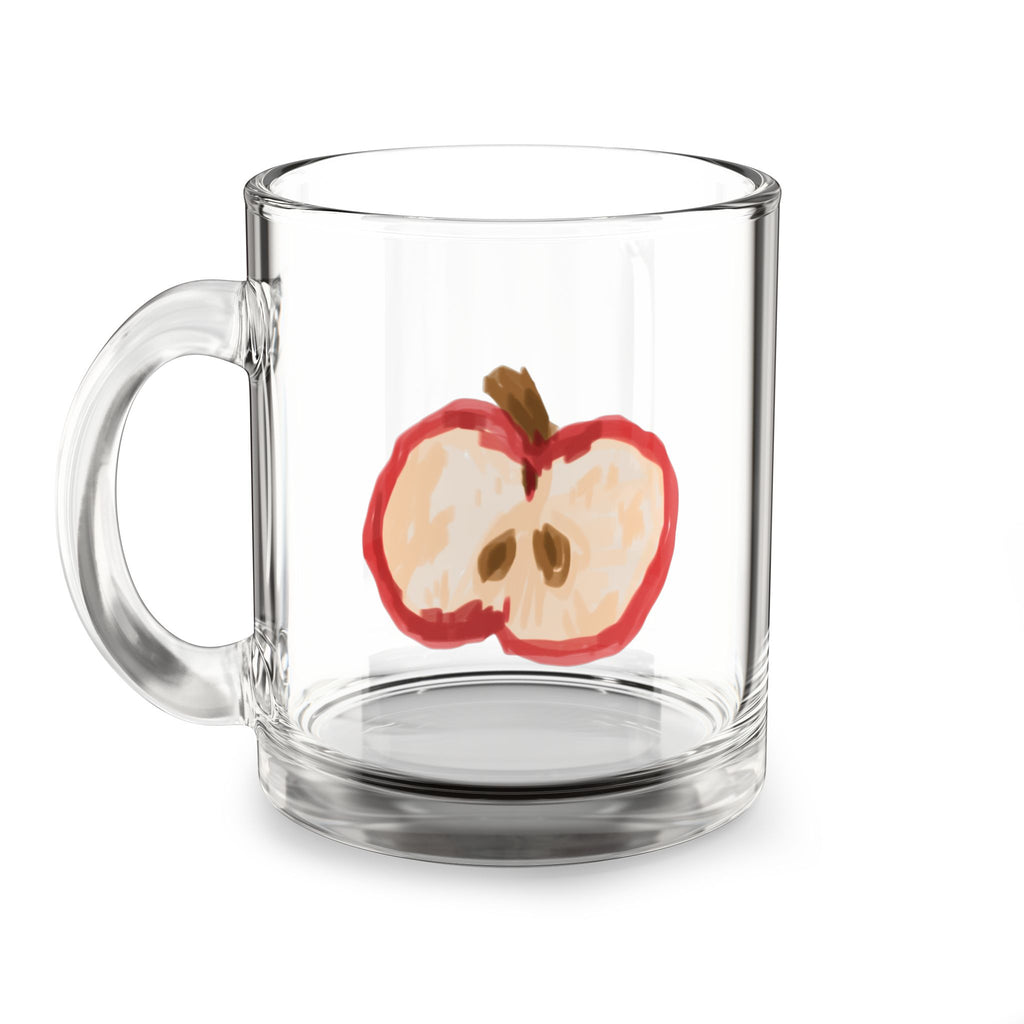 Apple Glass Mug, 10oz