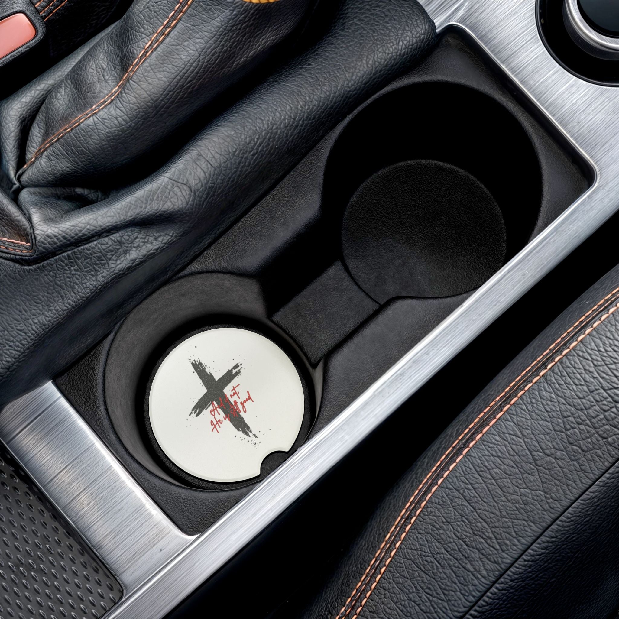 And if Not Soapstone Car Coaster