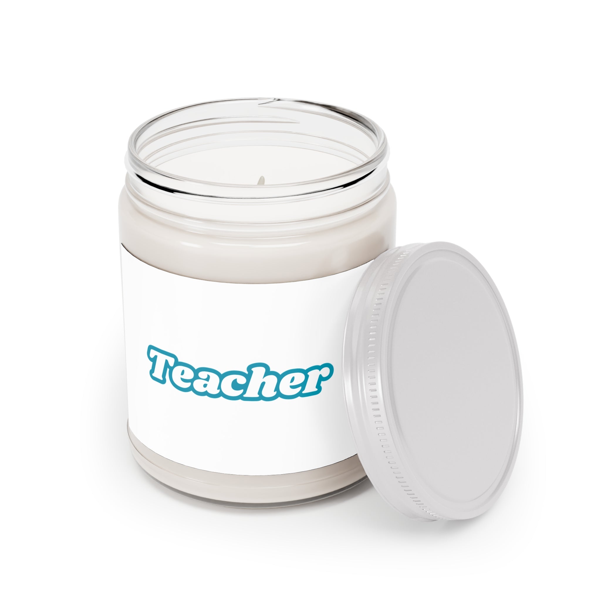 Teacher Scented Soy Candles with White Lid, 9oz